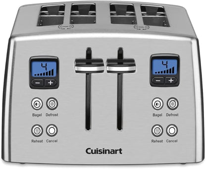 Cuisinart 4 Slice Countdown Motorized Toaster, Compact Design by Cuisinart