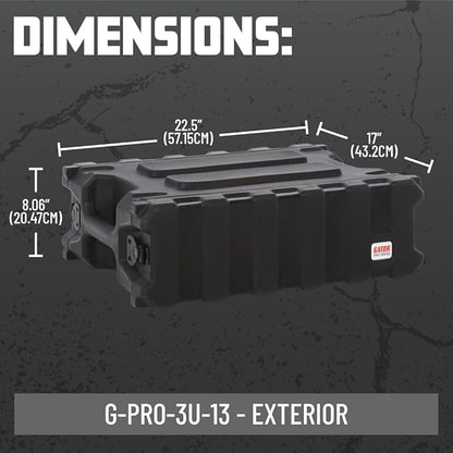 Gator Cases Pro Series 3U Rack Case - Image 7