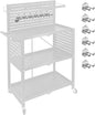 Lumizone Tool Cart 3-Tier Foldable Tool cart on Wheels DIY Use Tool by Lumizone