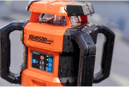 Johnson Level & Tool JRT300-RDHV-S Self-Leveling Red Dual Slope Rotary Laser - Image 9