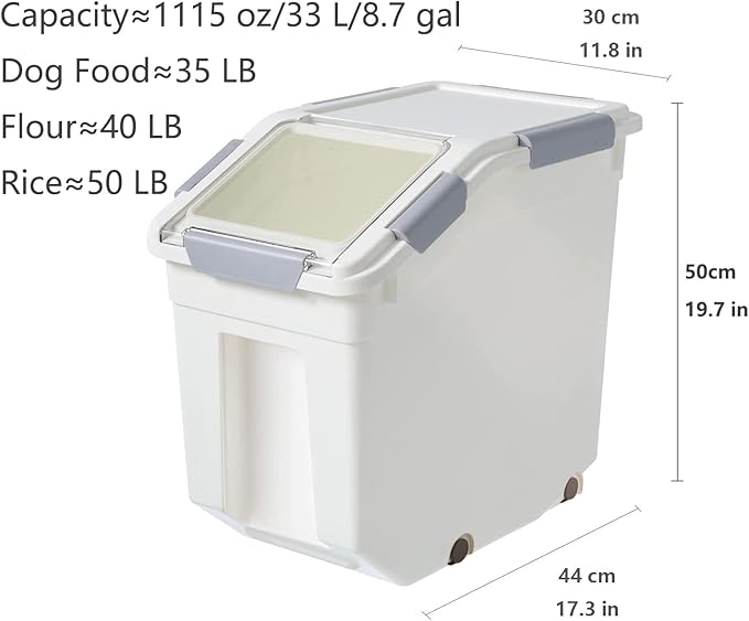 CITY BABY 2 Pack Airtight Flour Storage Container - Image 5