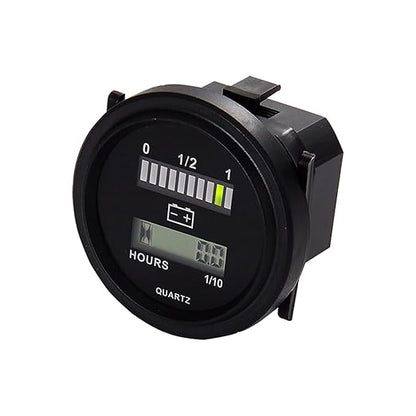 HonorMeet 12V/24V 36V 48V/72V Golf Cart Battery Meter, Lead Acid Battery Level by HonorMeet