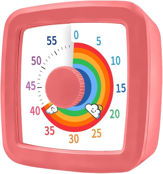 MEPHILIMIA Visual Timer for Children, 60 Minute Countdown for Classroom by Unknown