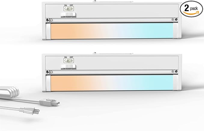 Snyloe 2 Pack 12" Under Cabinet Lighting by HOME