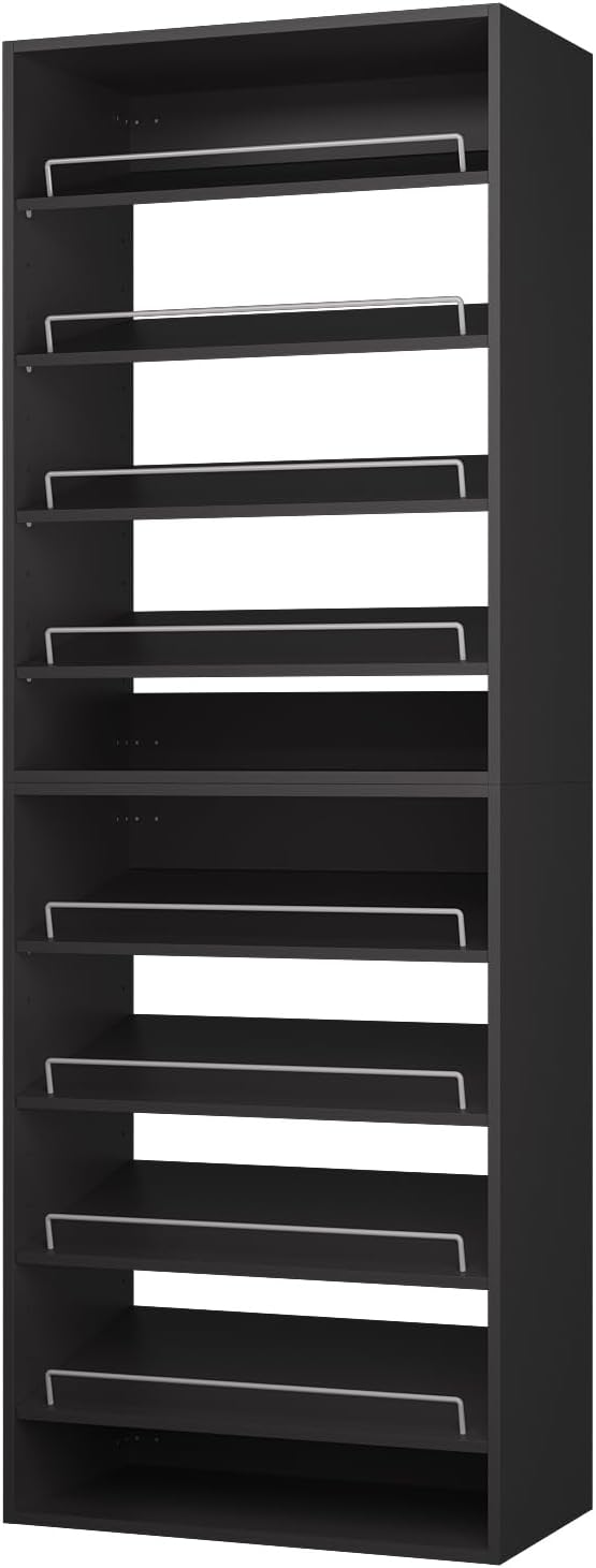 ROOMTEC Modular Closet System, 19.5" Shoe Shelf Closet Tower Wall-Mounted - Image 8