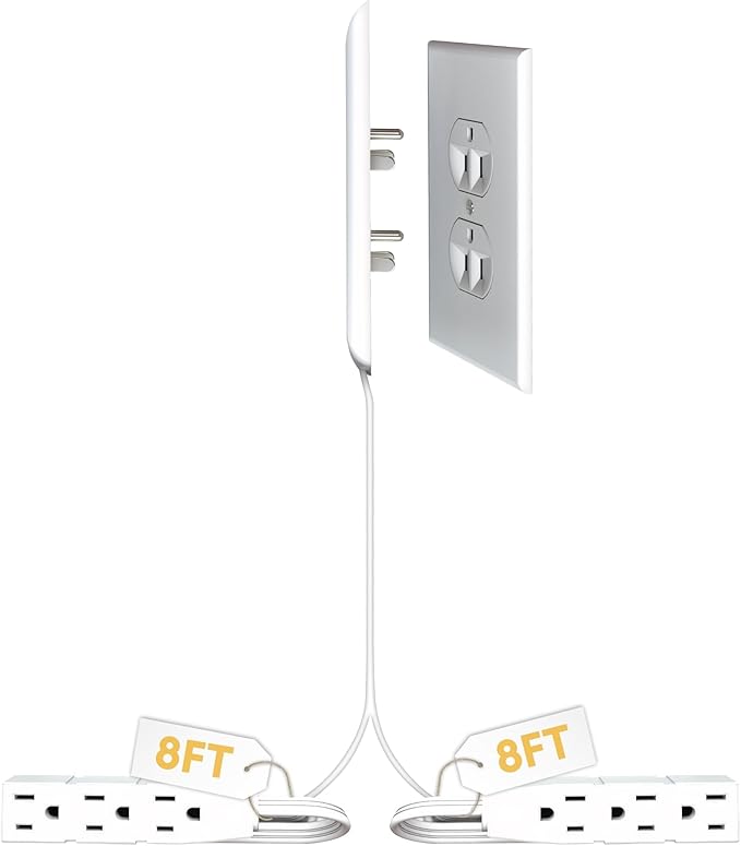 Sleek Socket Original & Patented Ultra-Thin Outlet Concealer by sleeksocket