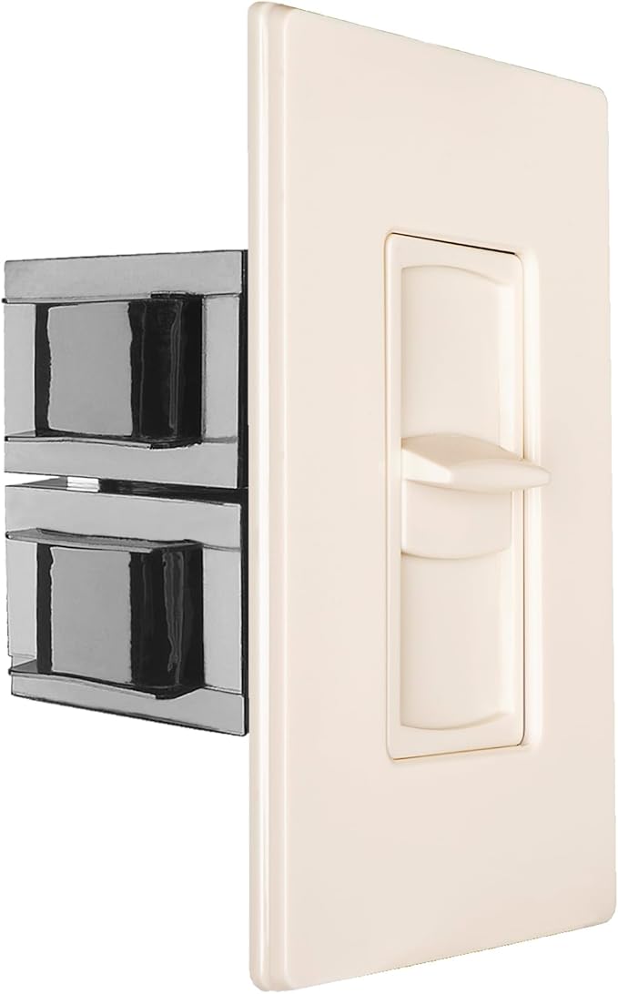 OSD Audio 100W Sleek, Minimalist Design in Wall Volume Control, Slider Almond by OutdoorSpeakerDepot