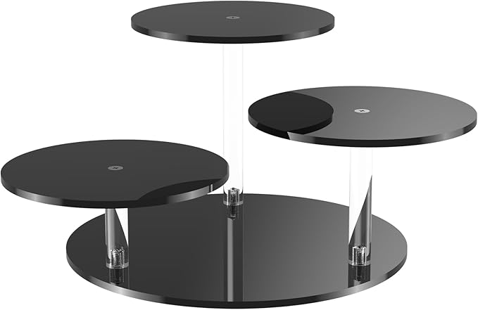 NiHome Black Acrylic Display Stand by NiHome