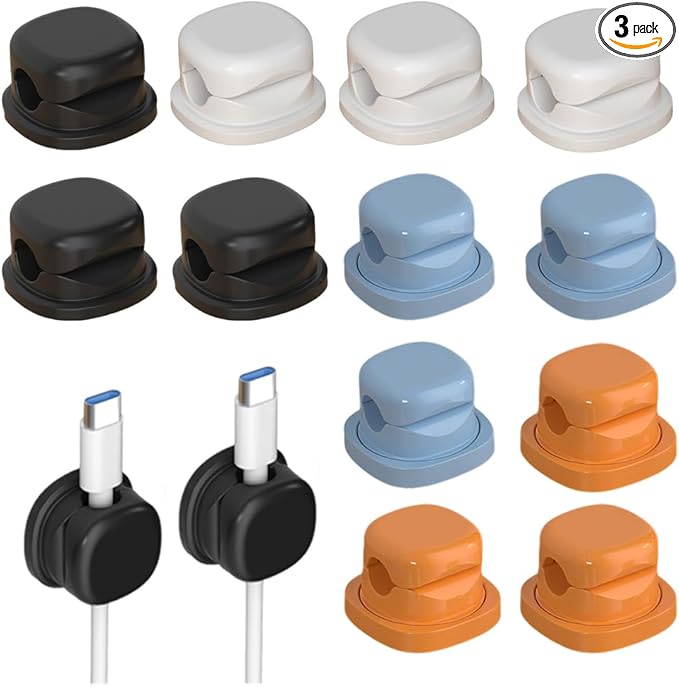 Magnetic Cord Organizer Holder, Upgrade Cord Holder by Yilia