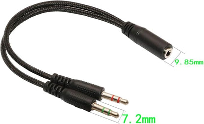 ZJKJHJY 3.5mm Audio Y Splitter Cable, Headphone and Microphone Adapter - Image 3
