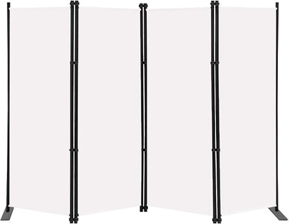 MAYOLIAH 4 Panel Room Divider Screen 6Ft Tall Foldable Privacy Dividers Indoor by MayoliahHome