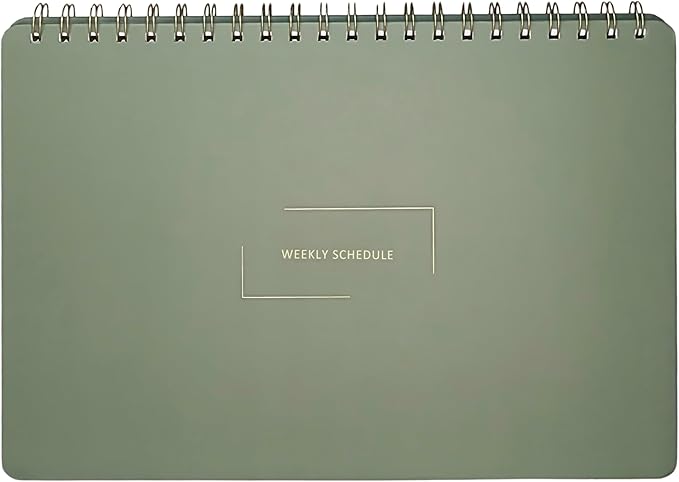 Undated Weekly Schedule | Business Planner | 8.25” x 11.75” ADHD Organizer | - Image 2