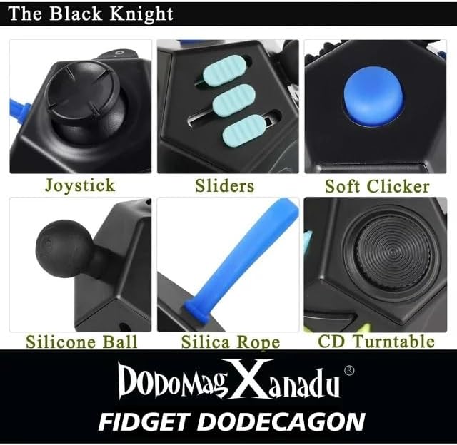 Fidget Dodecagon –12-Side Fidget Toys Cube Relieves Stress and Anxiety Anti - Image 4