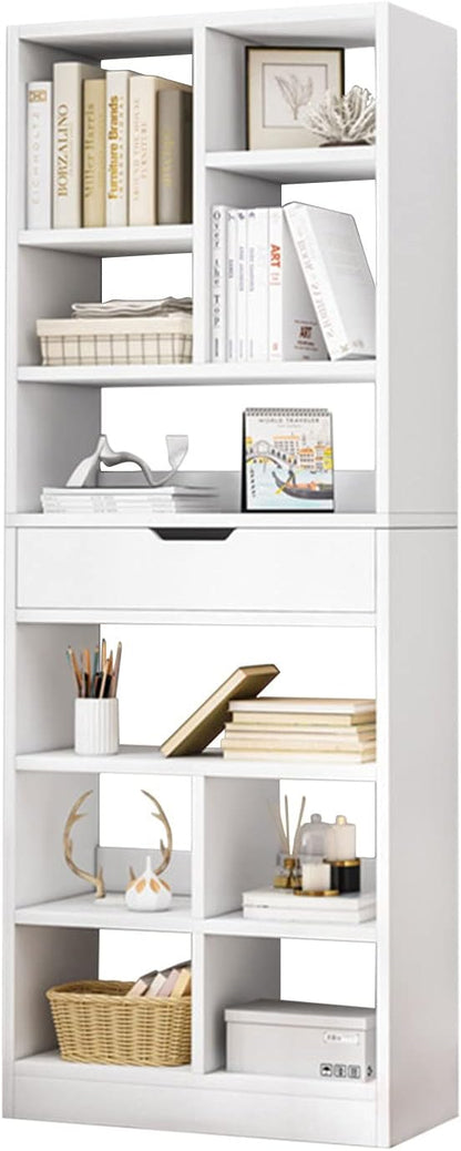 IOTXY Wooden Open Shelf Bookcase by IOTXY