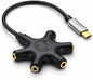 Mizi USB-C Headphone Splitter 5-Way by Mizi