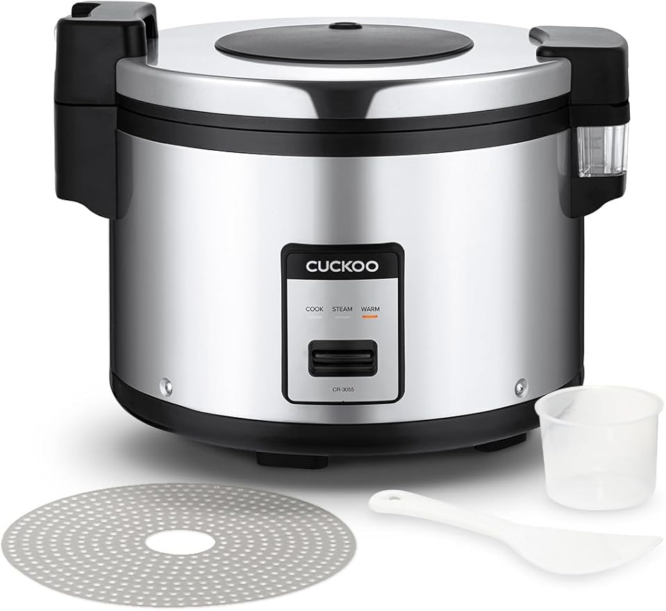 CUCKOO Commercial Rice Cooker & Warmer, Extra Large Rice Cooker 30-Cup Uncooked by CUCKOOElectronicsAmerica