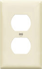 Enerlites 8821-LA Duplex Receptacle Outlet Wall Plate, Standard Size 1-Gang by Enerlites