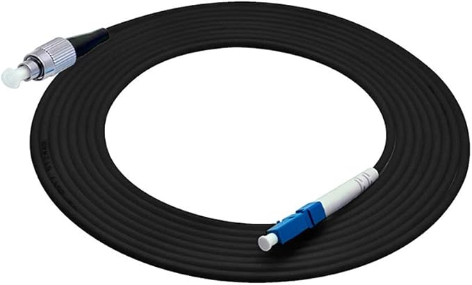 Jeirdus 10M LC to FC Outdoor Armored Simplex 9/125 SMFFiber Optic Cable Jumper - Image 4