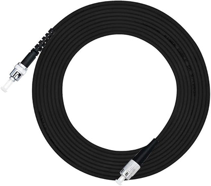 Jeirdus 75M FC to ST Outdoor Armored Simplex 9/125 SM Fiber Optic Cable Jumper by Jeirdus