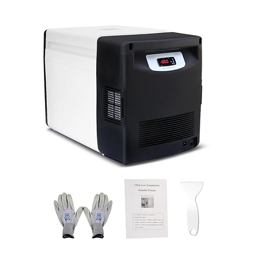 20L Ultra-Low Temperature Freezer-86°C Portable Lab Cryogenic Freezer 122 °F by labfeng