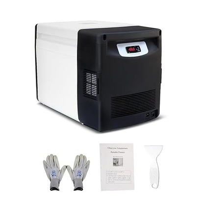 20L Ultra-Low Temperature Freezer-86°C Portable Lab Cryogenic Freezer 122 °F by labfeng