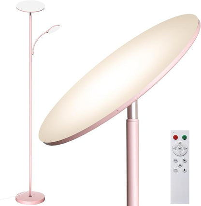 marctronic Pink Floor Lamps for Living Room, 44W/4500LM Super Bright 2 in 1 LED by Marctronic