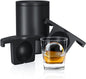 TINANA Clear Ice Ball Maker, 2.5” Clear Ice Cube Tray Make 1 Large Sphere Ice by TINANA
