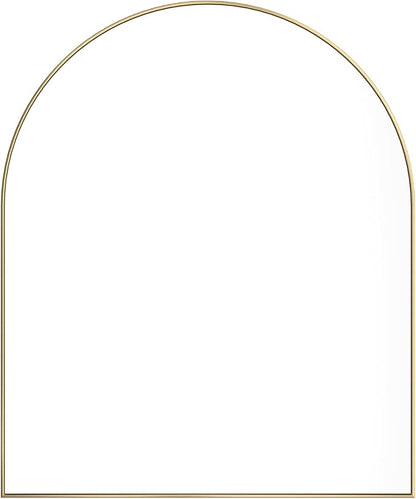 15x23 Inch Compact Gold Arched Mirror Perfect - Image 6