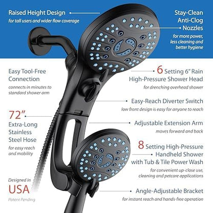 Hotel Spa AquaCare for California As-Seen-On-TV High Pressure Handheld Rain - Image 3