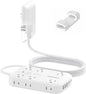 10FT Extension Cord with Outlet Cover & Multi USB, Ultra Thin Outlet Concealer by YourBetterchoice