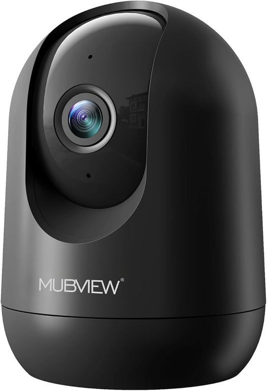 MUBVIEW Cameras for Home Security, Indoor Security Camera, 2.4/5GHz WiFi Wired by MUBVIEW