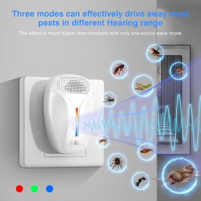 Upgraded Ultrasonic Repeller & Insect Indoor Repeller, Ultrasonic and Repellent - Image 6