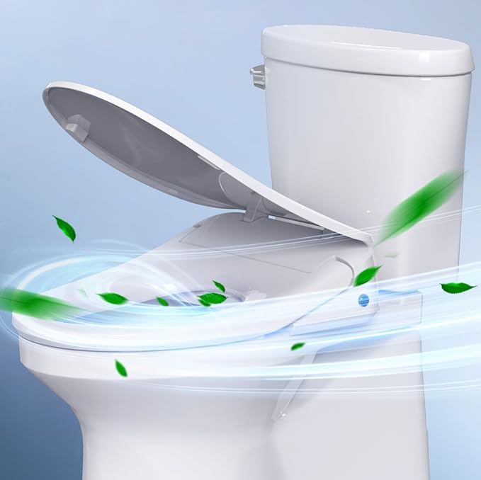 R&T V303 Auto-Open Smart Bidet Toilet Seat, Elongated Electric Bidets - Image 7