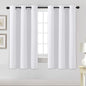 H.VERSAILTEX White Curtains for Bedroom Thermal Insulated Room Darkening Living by HVERSAILTEX