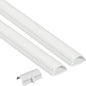 D-Line 31.4in TV Cord Hider, Patented Half Round Cable Cover, Hide Wall Mount by D-LineUSAinc