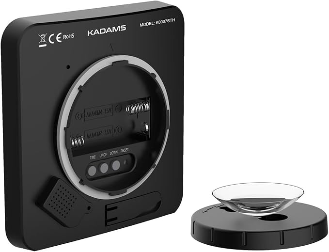 KADAMS Shower Clock Waterproof Bathroom Timer – Digital Wall Clock - Image 2