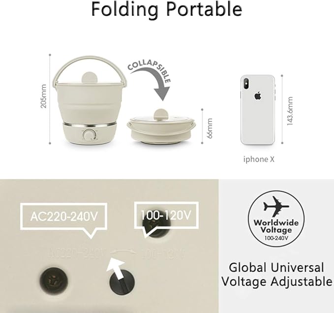 Drizzle Foldable Electric Cooker Travel Hot Pot - Image 2