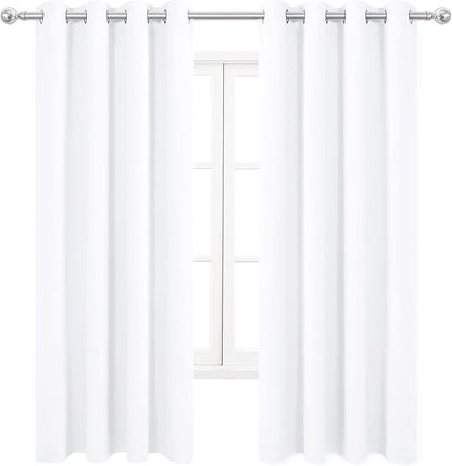 DWCN Curtains for Living Room, Solid Grommet Room Darkening Thermal Drapes for - Image 8