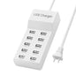 USB Charging Station 50w10A 10-Port Charger, Compatible by UMERYU
