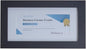 MELANNCO Business License Certificate Frame, 11.5 x 6.5 In Black Frame with 5 x 10 Mat Opening for 3 x 7.5 In Document, Wall Display for Diploma, Degree, or Professional License