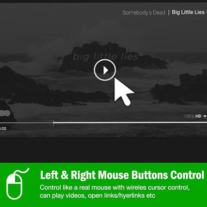 DINOSTRIKE Air Mouse Green Light USB Rechargeable Presentation Clicker Wireless - Image 3