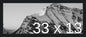 Frame It Easy 33 x 13 Black Wood Frame by FrameItEasy