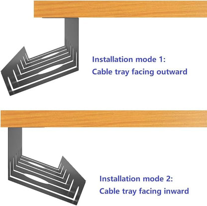 QiaoYoubang 2 Pcs of Cable Management Under Desk - Image 4