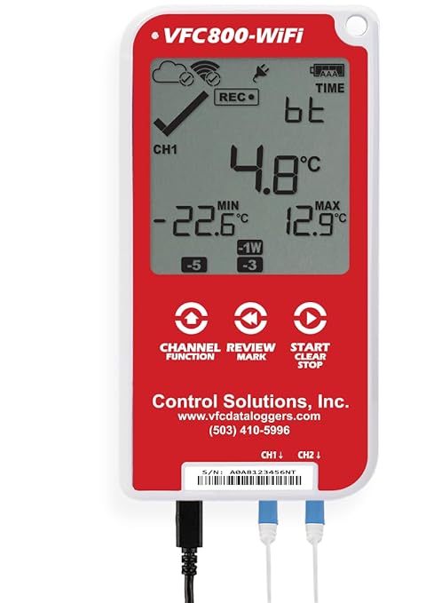 Control Solutions VFC800 Temperature Data Logger - Image 4