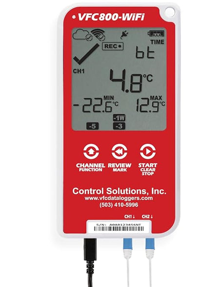 Control Solutions VFC800 Temperature Data Logger - Image 4