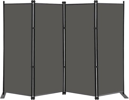 MAYOLIAH 4 Panel Room Divider Screen 6Ft Tall Foldable Privacy Dividers Indoor by MayoliahHome