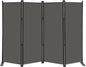MAYOLIAH 4 Panel Room Divider Screen 6Ft Tall Foldable Privacy Dividers Indoor by MayoliahHome