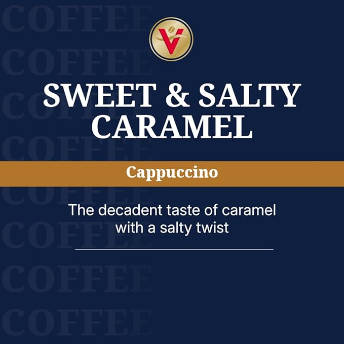 Victor Allen's Coffee Sweet and Salty Caramel Flavored Cappuccino Mix, Single - Image 2