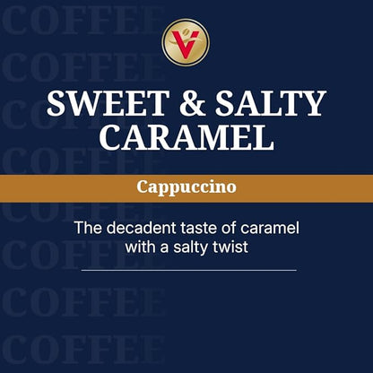 Victor Allen's Coffee Sweet and Salty Caramel Flavored Cappuccino Mix, Single - Image 2