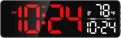 Large LED Digital Wall Clock by DigitalClocks